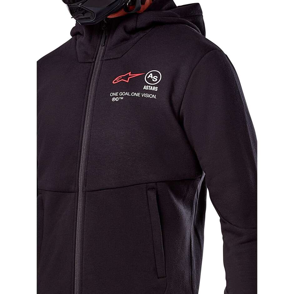 Felpa Moto Cross Enduro Alpinestars RACER MX FLEECE Nero